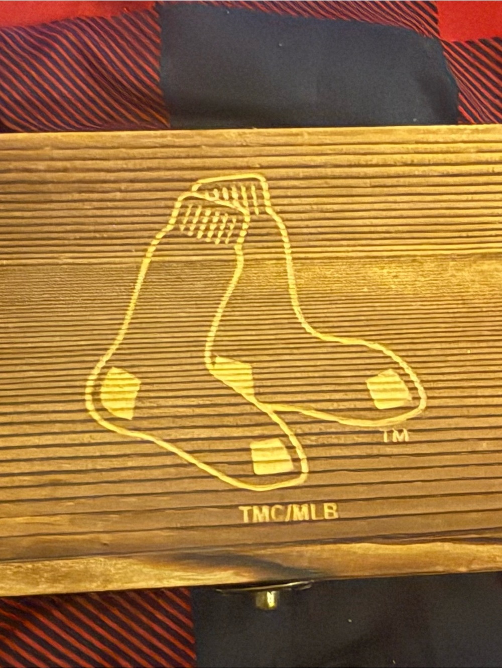 Boston Red Sox wooden box